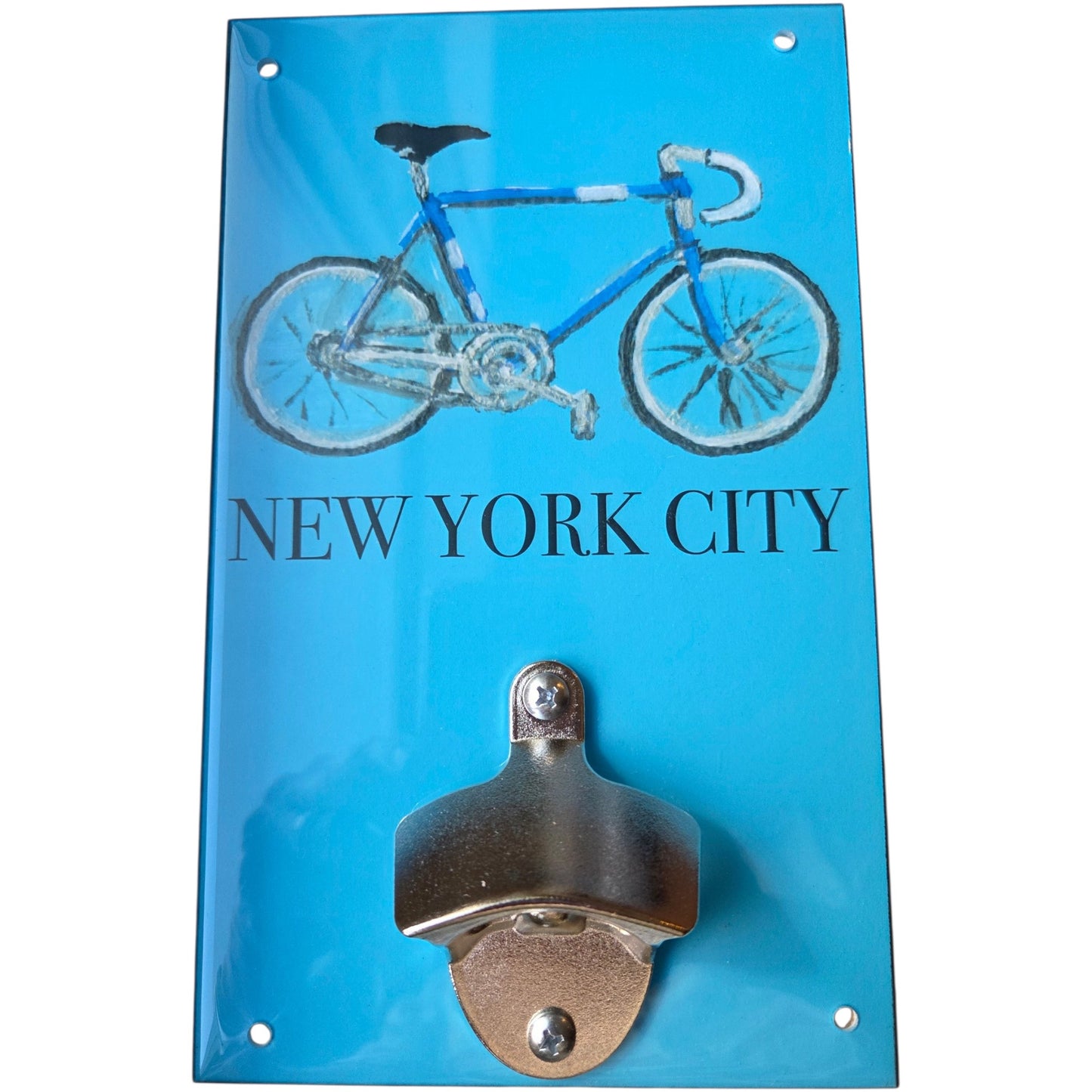 New York City Bicycle Bottle Opener