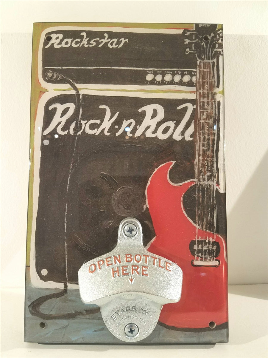 Rock and Roll Novelty Bottle Opener