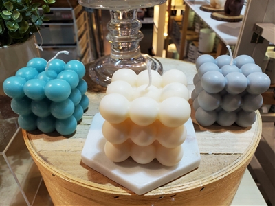 Bubble Cube Candle