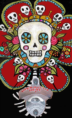 Day of the Dead Novelty Bottle Opener