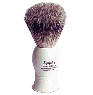 Badger Bristle Brush by Kinglsey of the UK