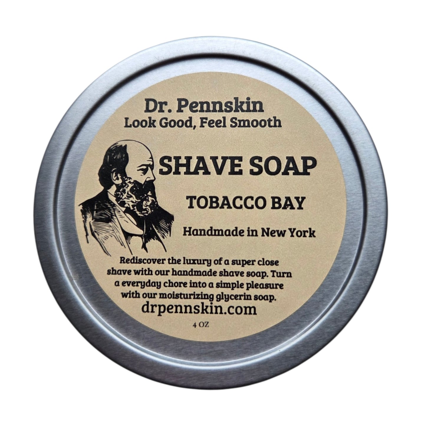 Dr. Pennskin Shave Soap in Tin