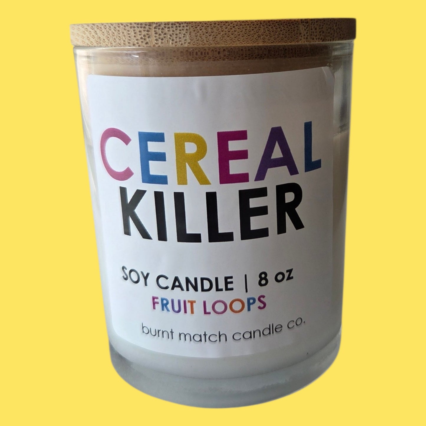 CEREAL KILLER SOY CANDLE BY BURNT MATCH CANDLE