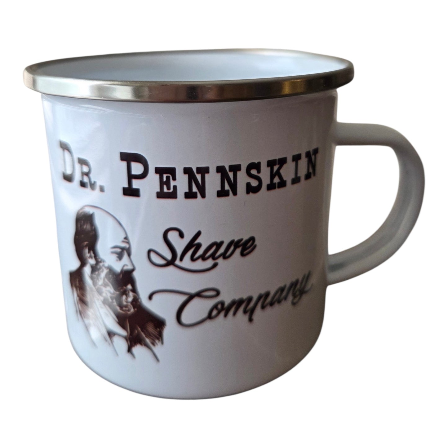 Dr. Pennskin Shave Tin Scuttle Mug