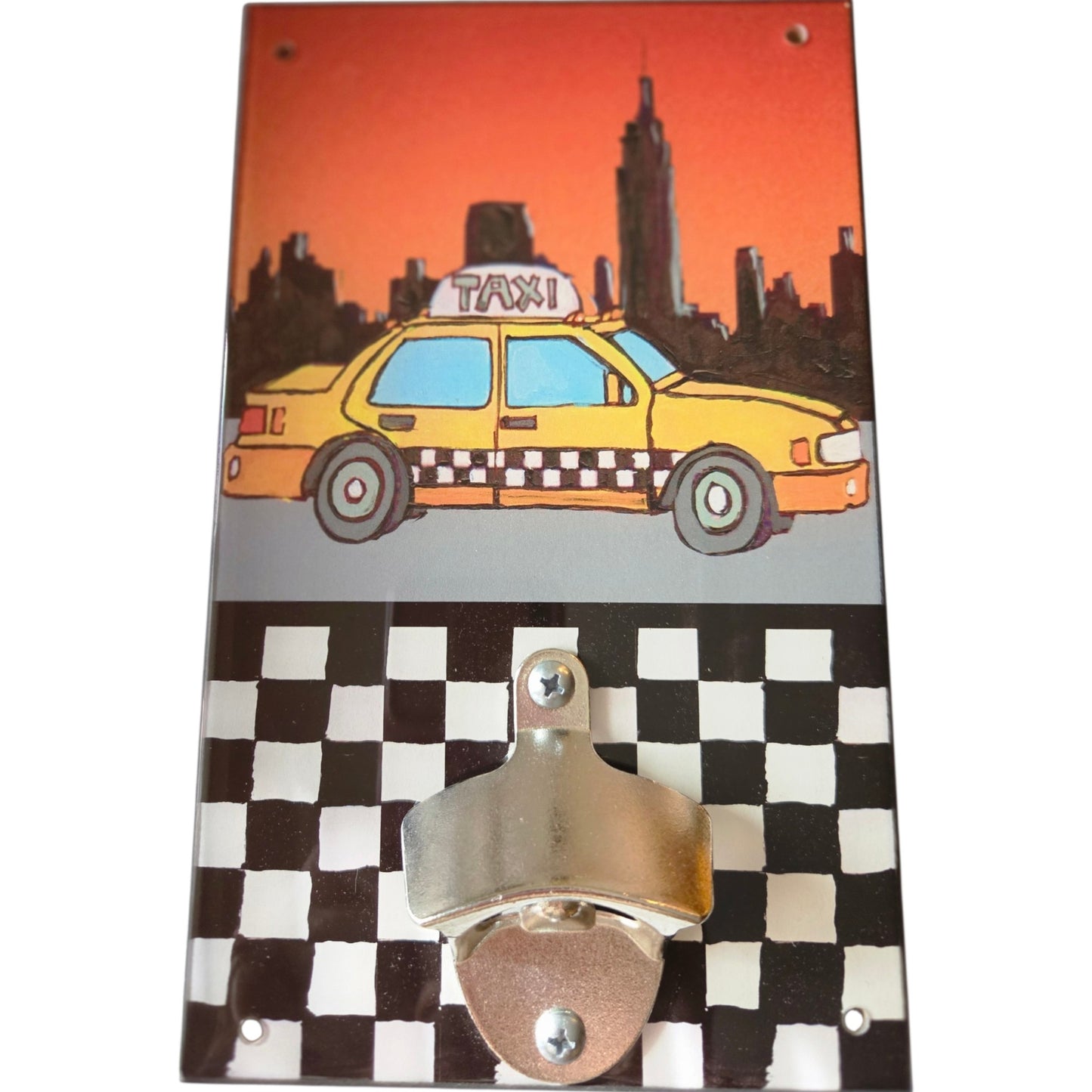 New York Taxi Bottle Opener