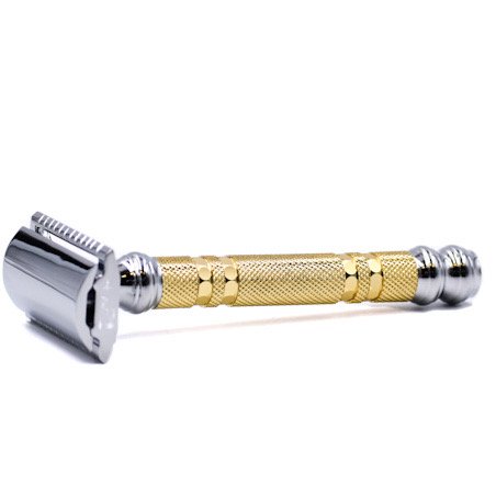 Parker Safety Convertible Safety Razor with Open and Closed Comb plates
