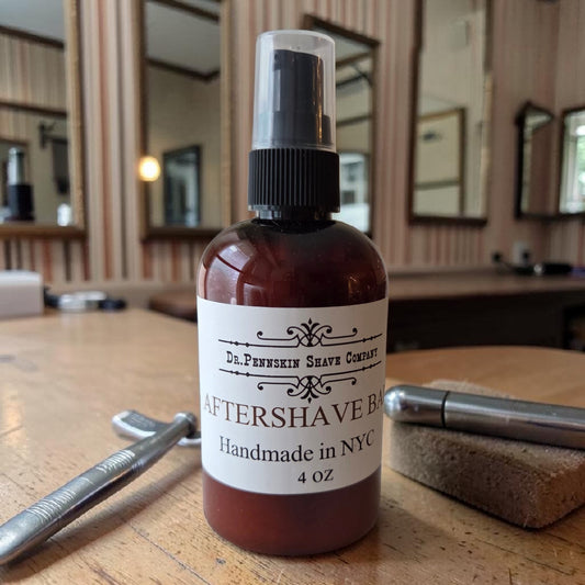 Dr. Pennskin aftershave balm lotion with botanical ingredients, alcohol-free formula for razor burn relief