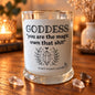 Goddess Crystal Candle 8 oz