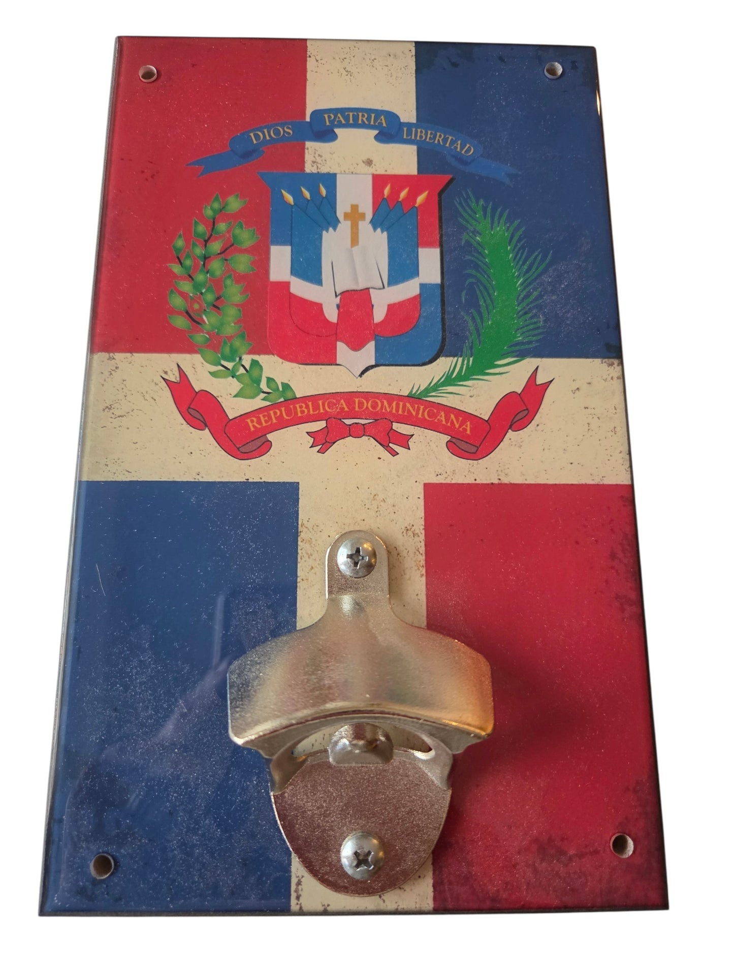Dominican Republic Flag  Bottle Opener