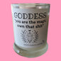 Goddess Crystal Candle 8 oz