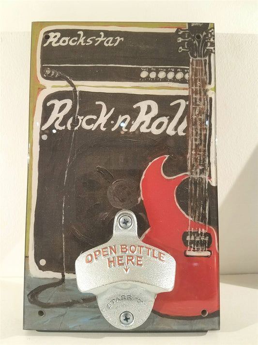 Rock and Roll Novelty Bottle Opener