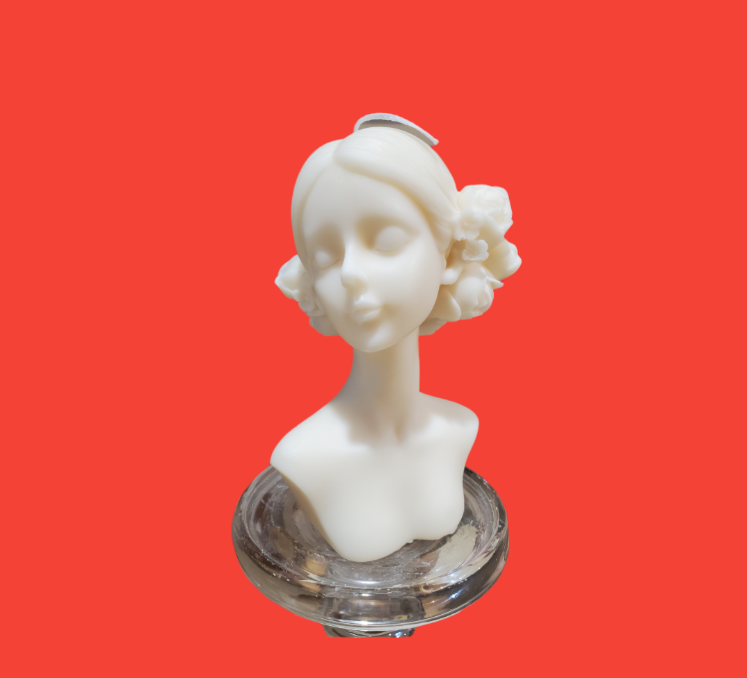 Pretty Women Bust Candle