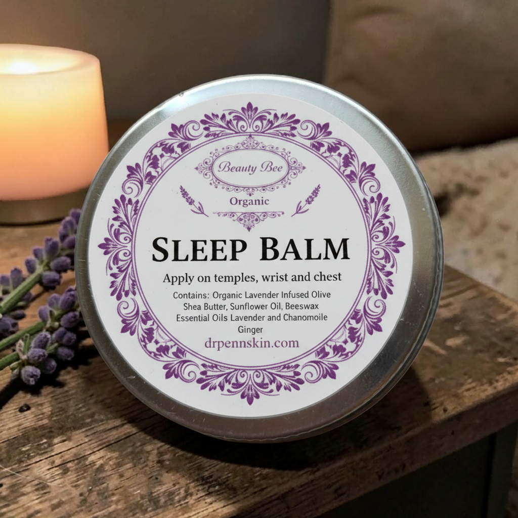 Beauty Bee Sleep Balm - New Label in Original Scene