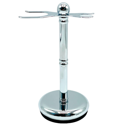 Parker Deluxe Chrome 2 Prong Shave Stand