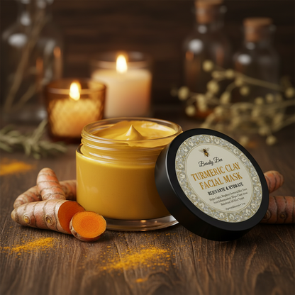 Turmeric Clay Facial Mask - Apothecary Scene